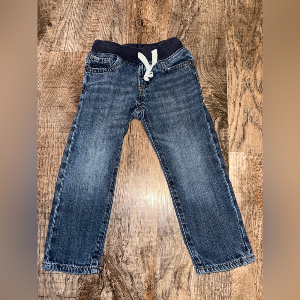 GAP Kids Dark Blue Jeans with Drawstring